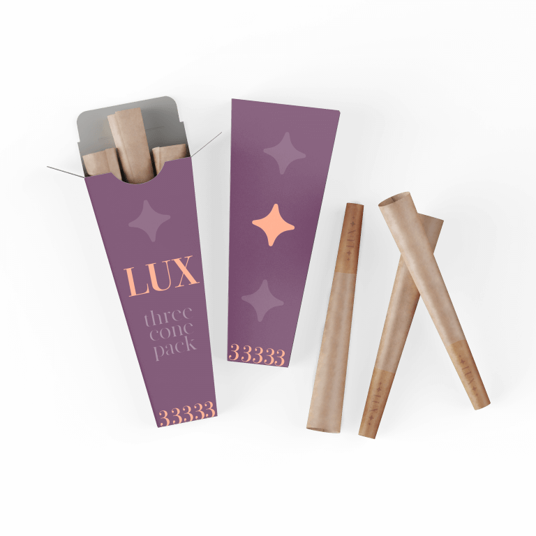 Custom Pre-Rolled Cones 3 pack 3