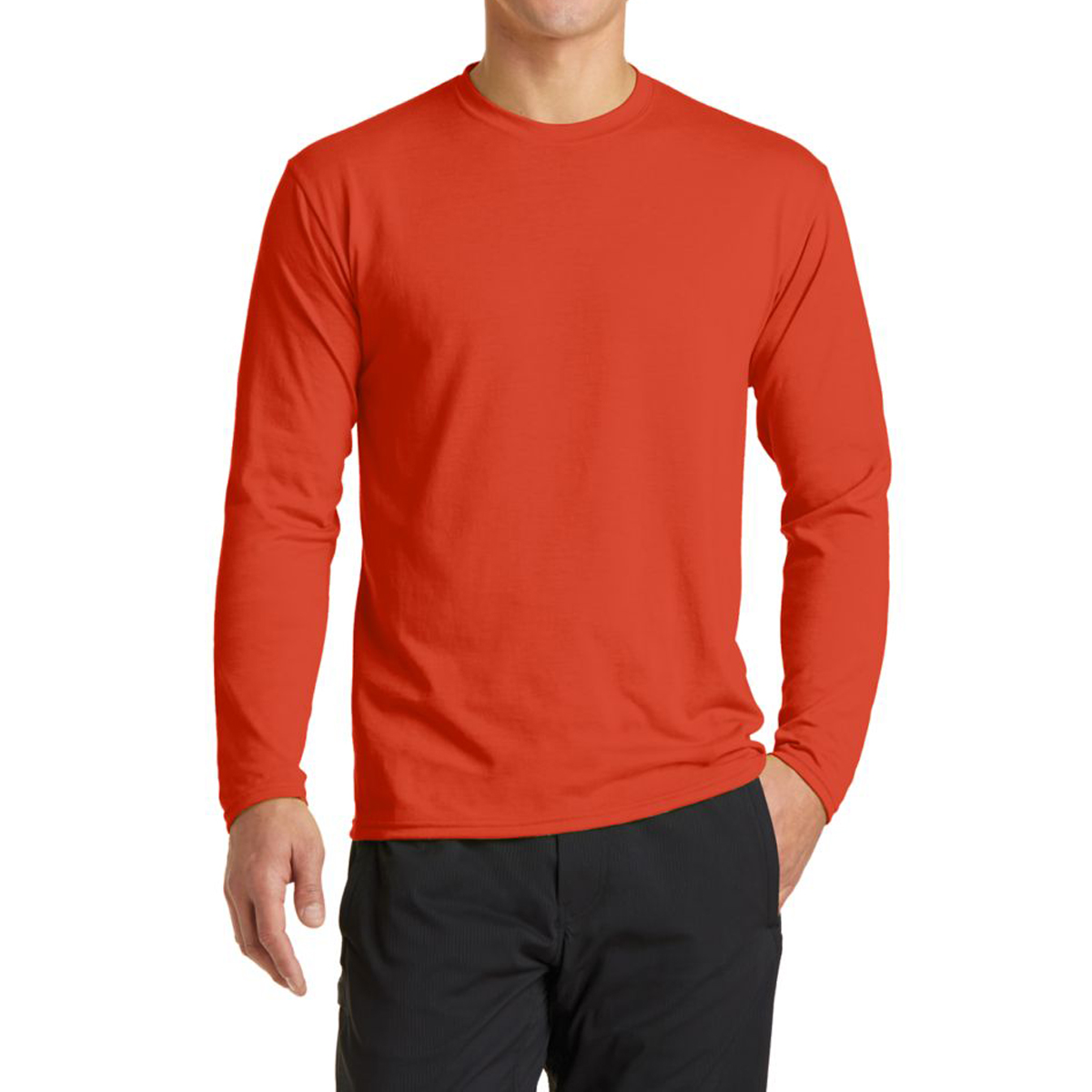 Port & Company® Long Sleeve Performance Blend Tee 43