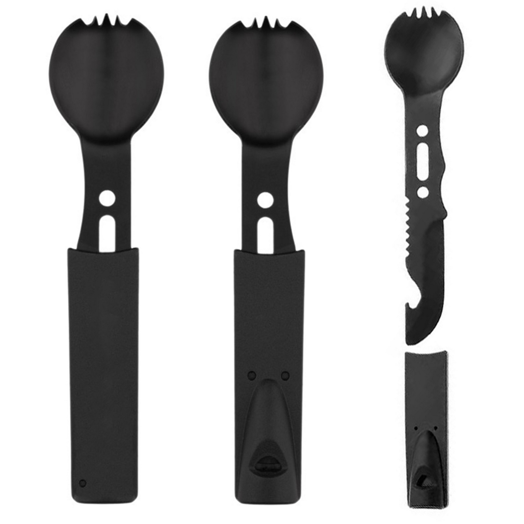 7-In-1 Outdoor Utility Tactical Survival Utensil 4
