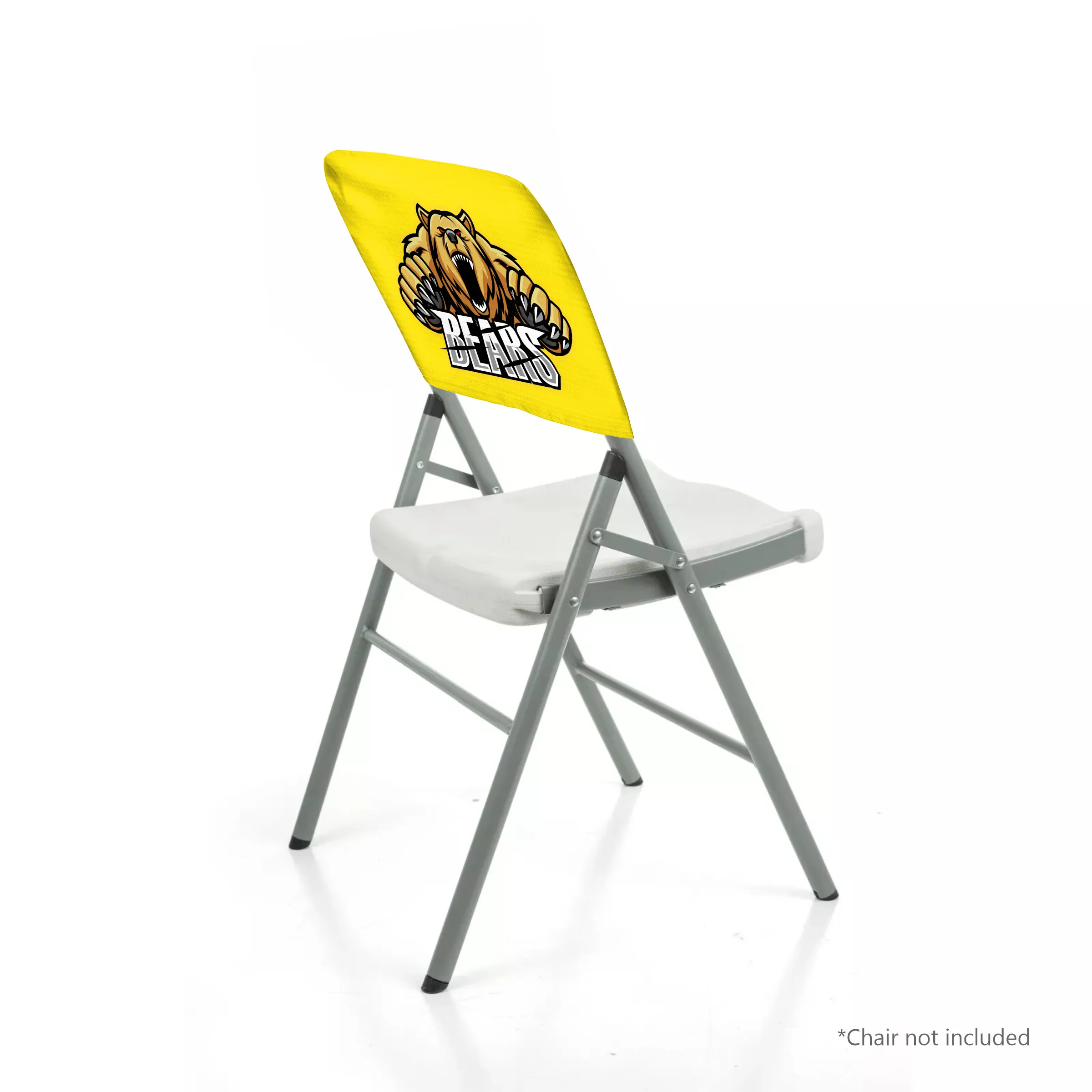 18" x 11.5" Custom Folding Chair Back Cover - Double sided 2