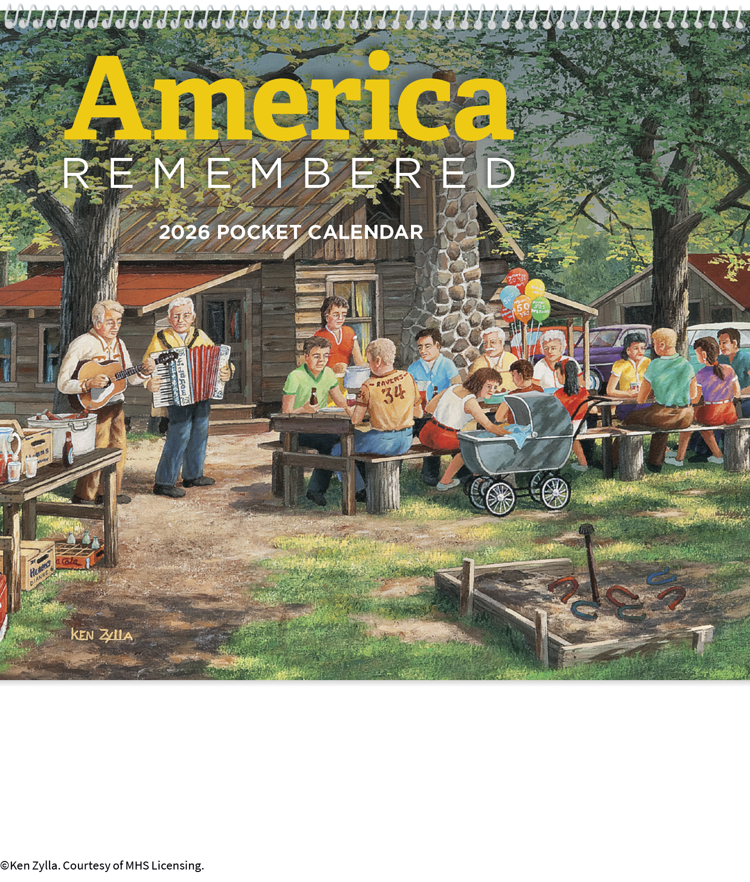 HotLine® Products America Remembered Pocket Calendar 35