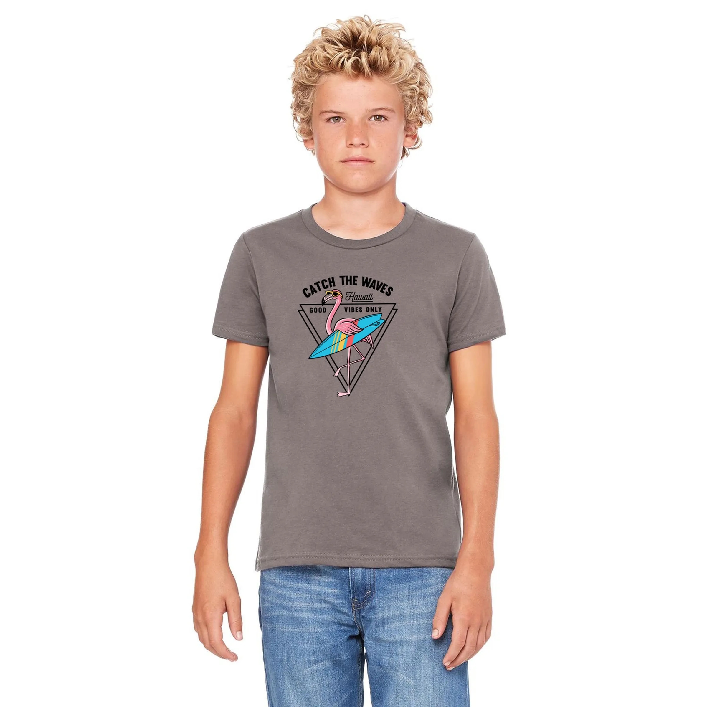 Bella + Canvas Youth Jersey Short-Sleeve T-Shirt 23