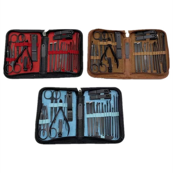26 in 1 Manicure Set Nail Clippers Pedicure Kit