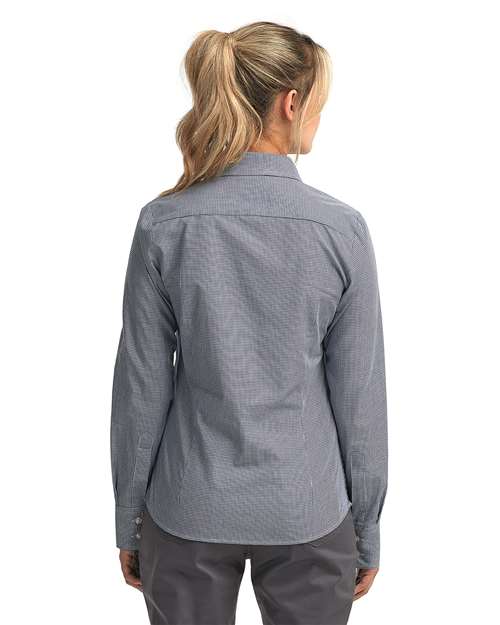 Women's Microcheck Gingham Cotton Shirt - RP320 18