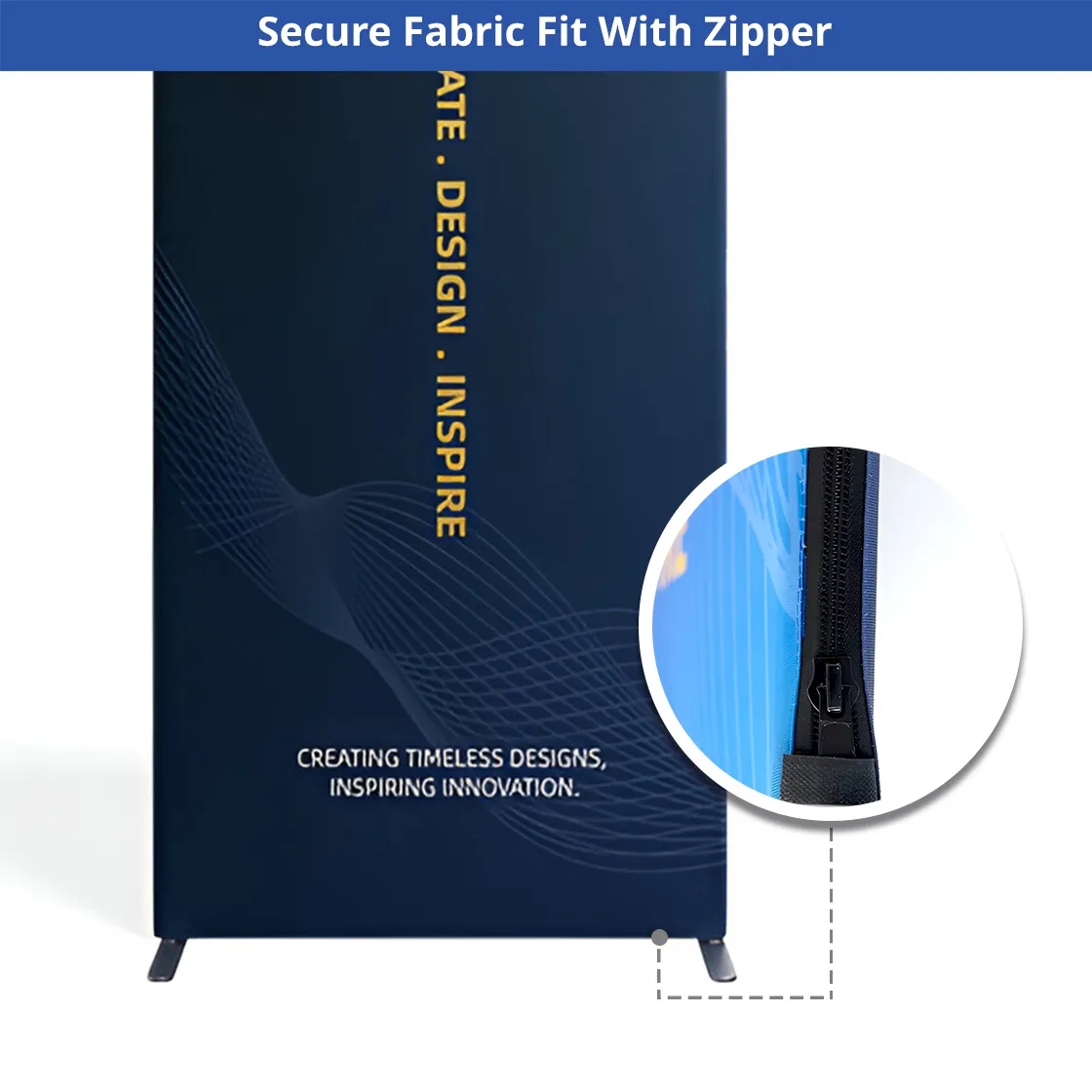 16.4x16.4ft Magnetic Modular Fabric Displays - Island Shape 4