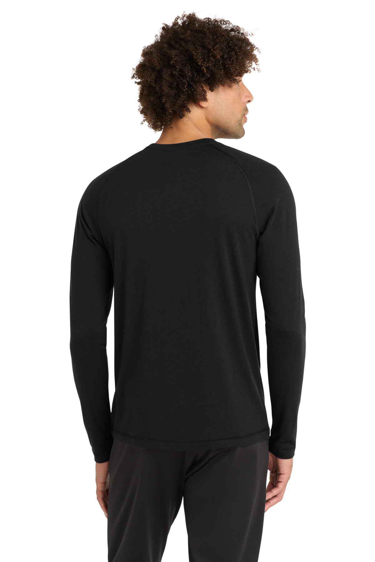 Sport-Tek PosiCharge Long Sleeve Tri-Blend Wicking Raglan Tee ST400LS 70