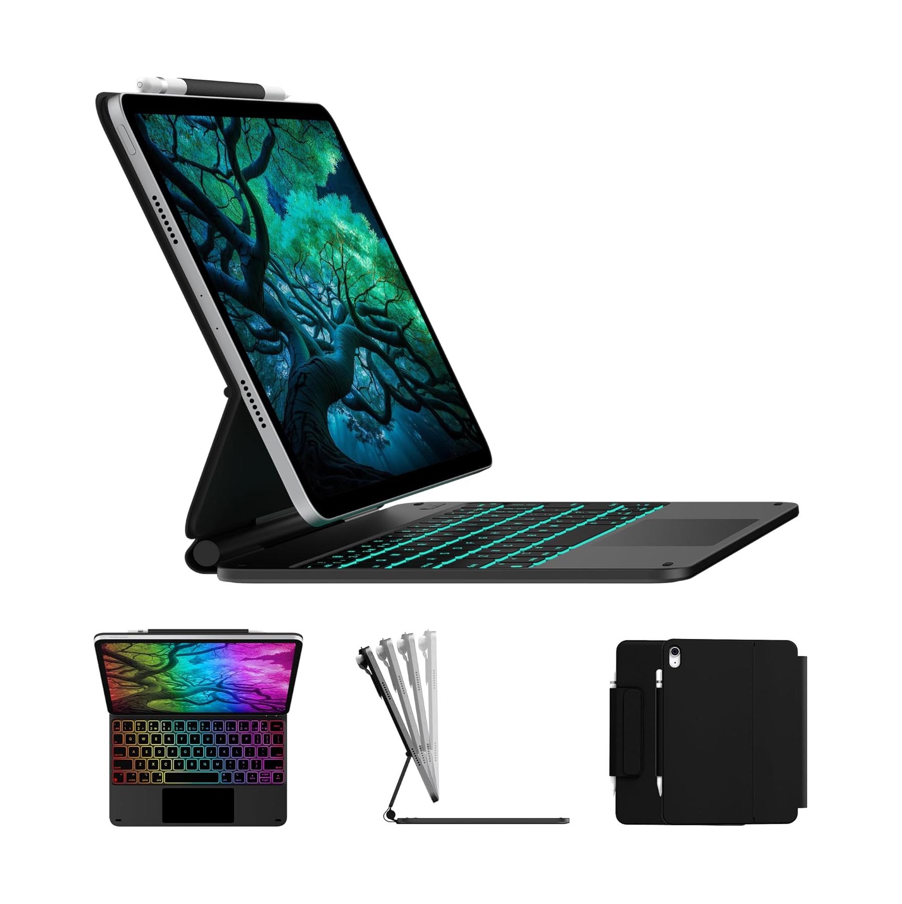 Promotek iBank® Magic Magnetic Bluetooth Keyboard Case for iPad Air 13 inch (M2, 2024). Free Shippin 1
