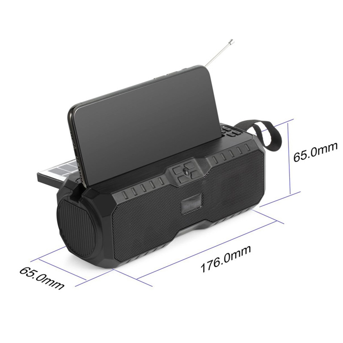 Portable Solar Powered Wireless Speaker 5