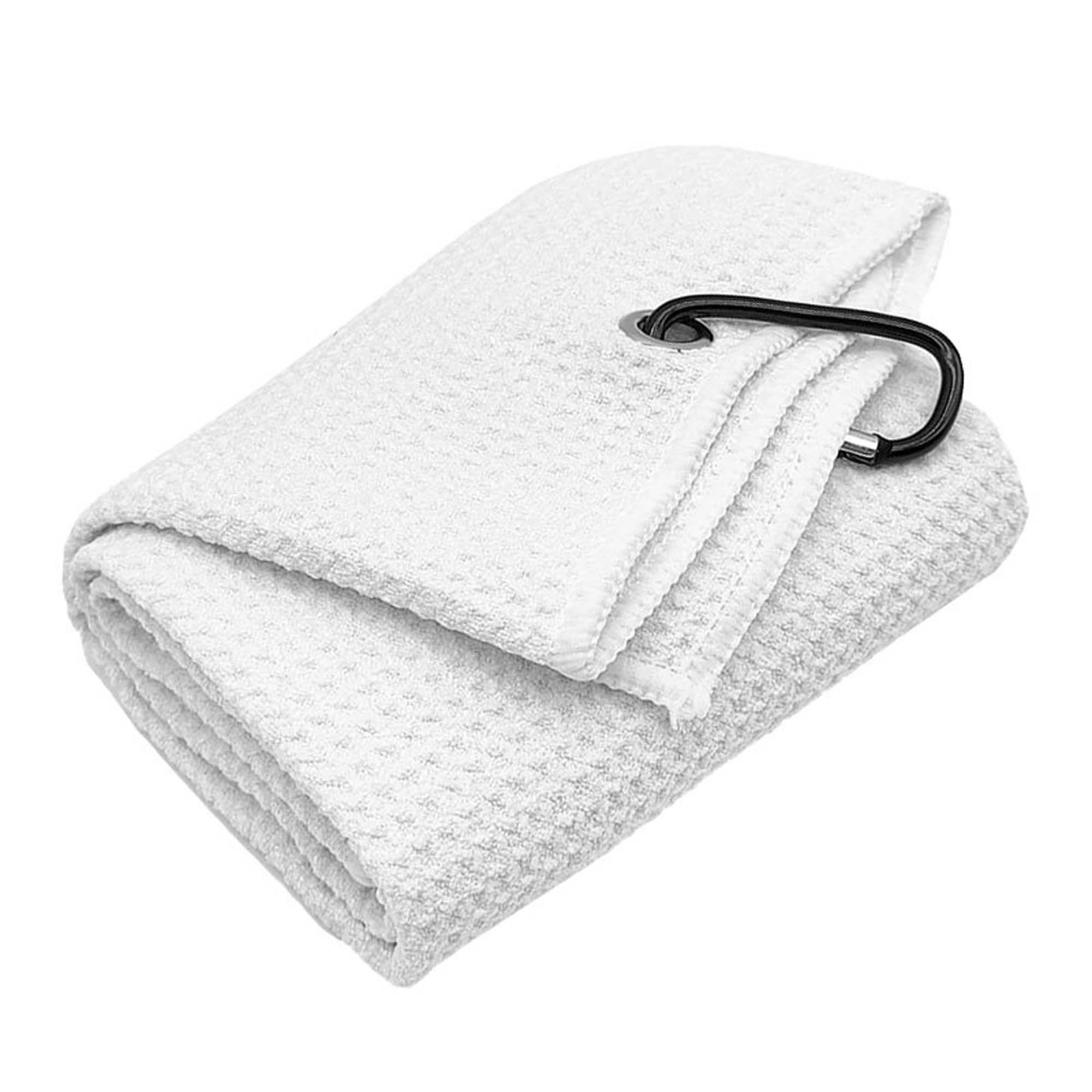 Tri-fold Microfiber Golf Towel With Clip 5