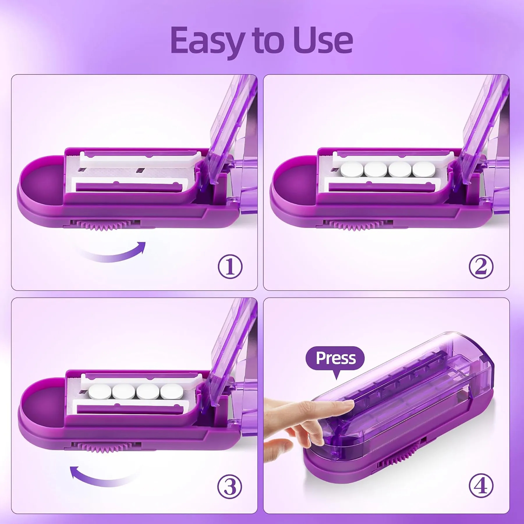 Adjustable Multiple Pill Cutter 4