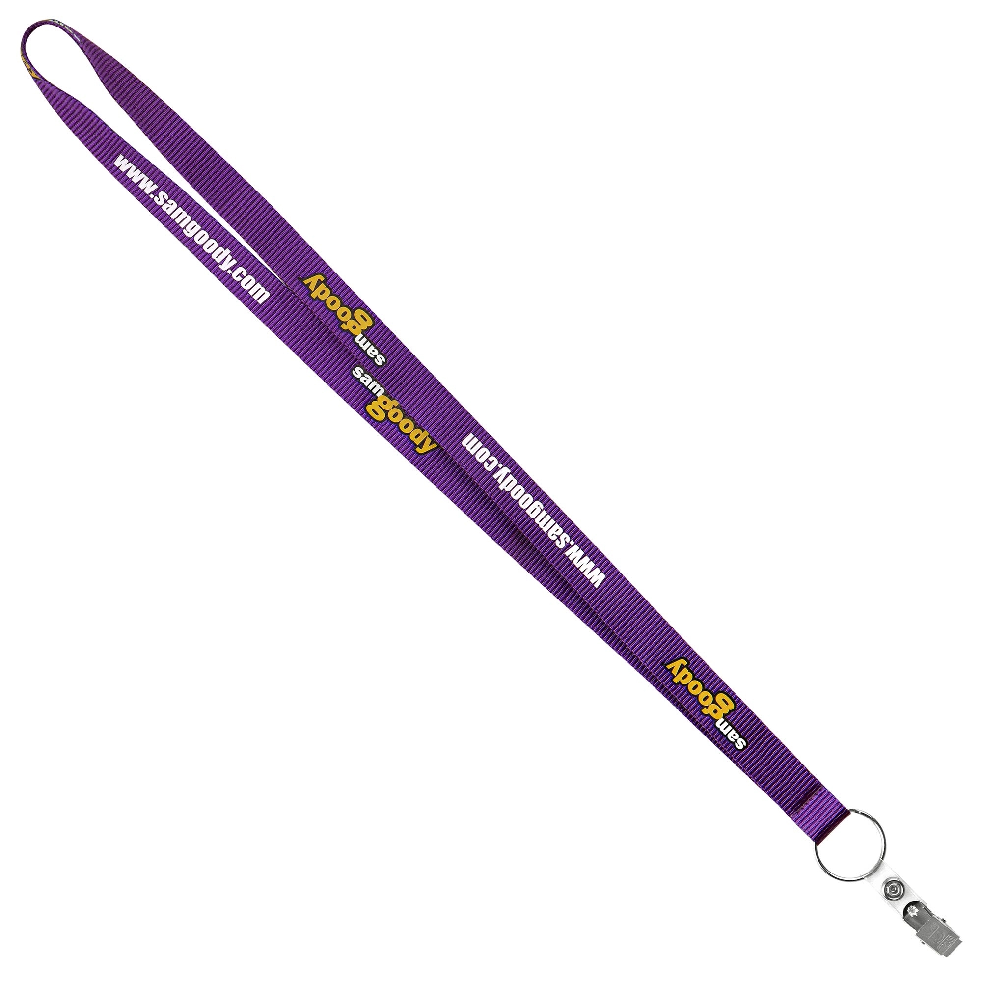 3/4" Recycled Screen Printed Lanyard 5