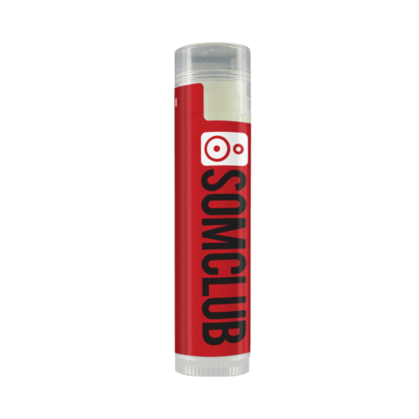 SPF 30 Soy Based Lip Balm in Clear Tube & White Label 7