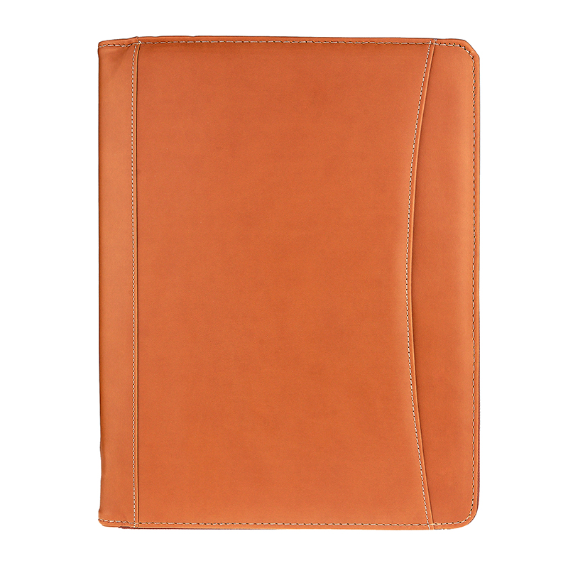 8.5" x 11" Zippered Marin PU Leather Portfolio 10