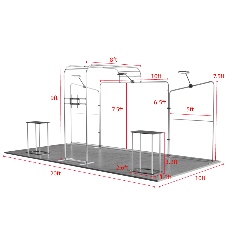 10'x20' Tradeshow Booth Kit - F Kit 3