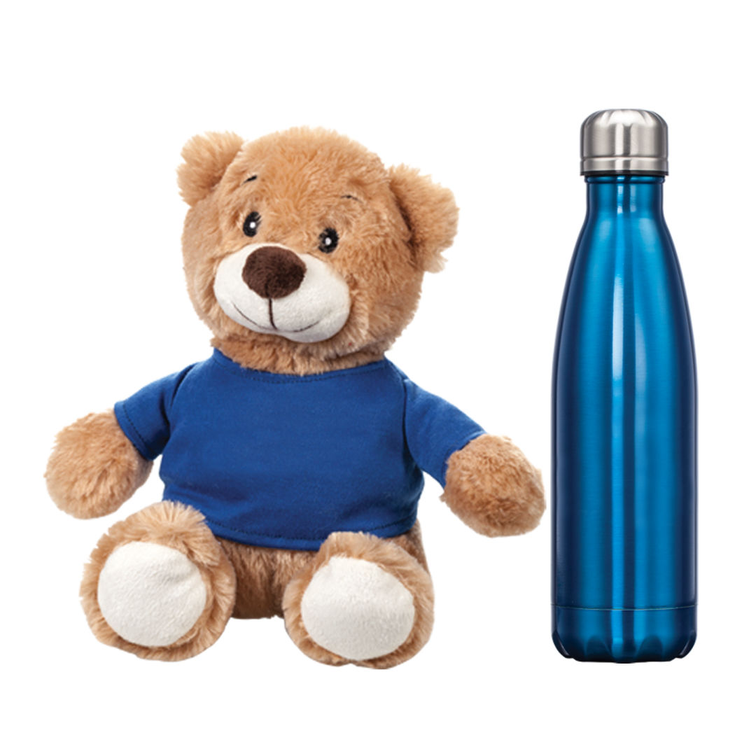 Chester Teddy Bear/Bottle Gift Set 3