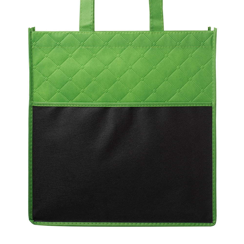 Reusable Quilted Pocket Grocery Tote Bags 7