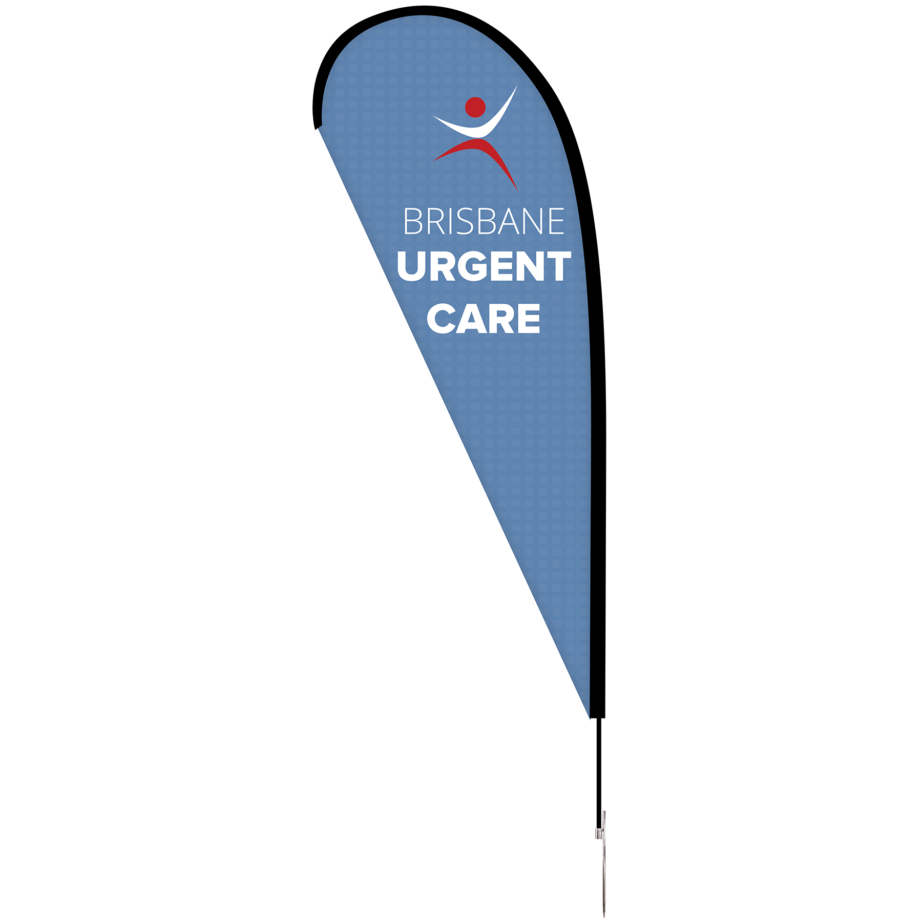8' Double Sided Portable Teardrop Banner w/ Hardware Set 5