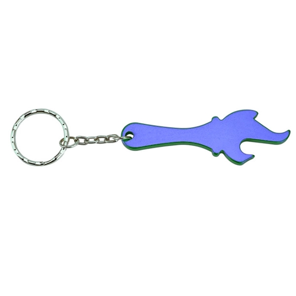 Torch Shape Bottle Opener Keychain 4