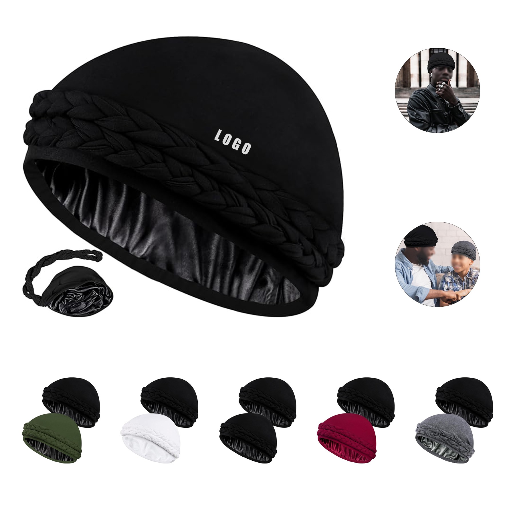 Satin Lined Turban