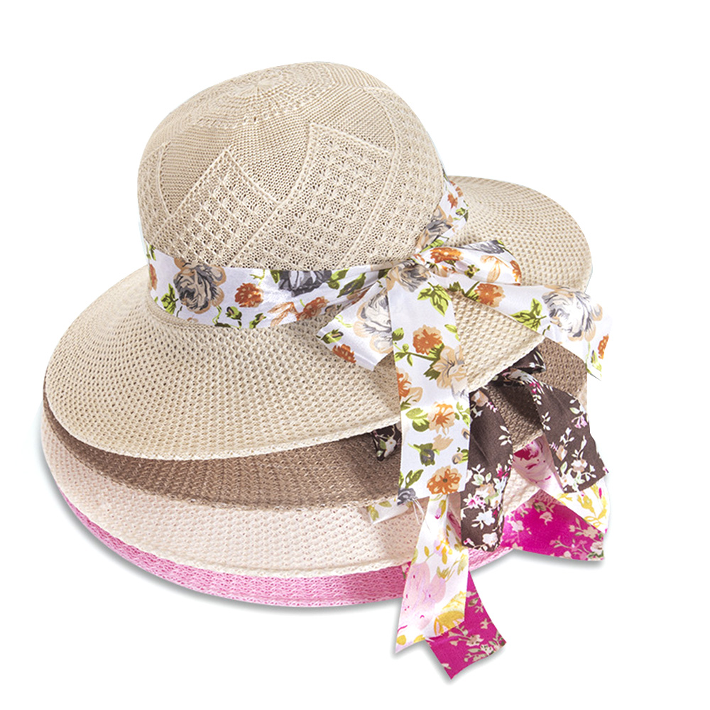 Sun hat straw hat with ribbon 3