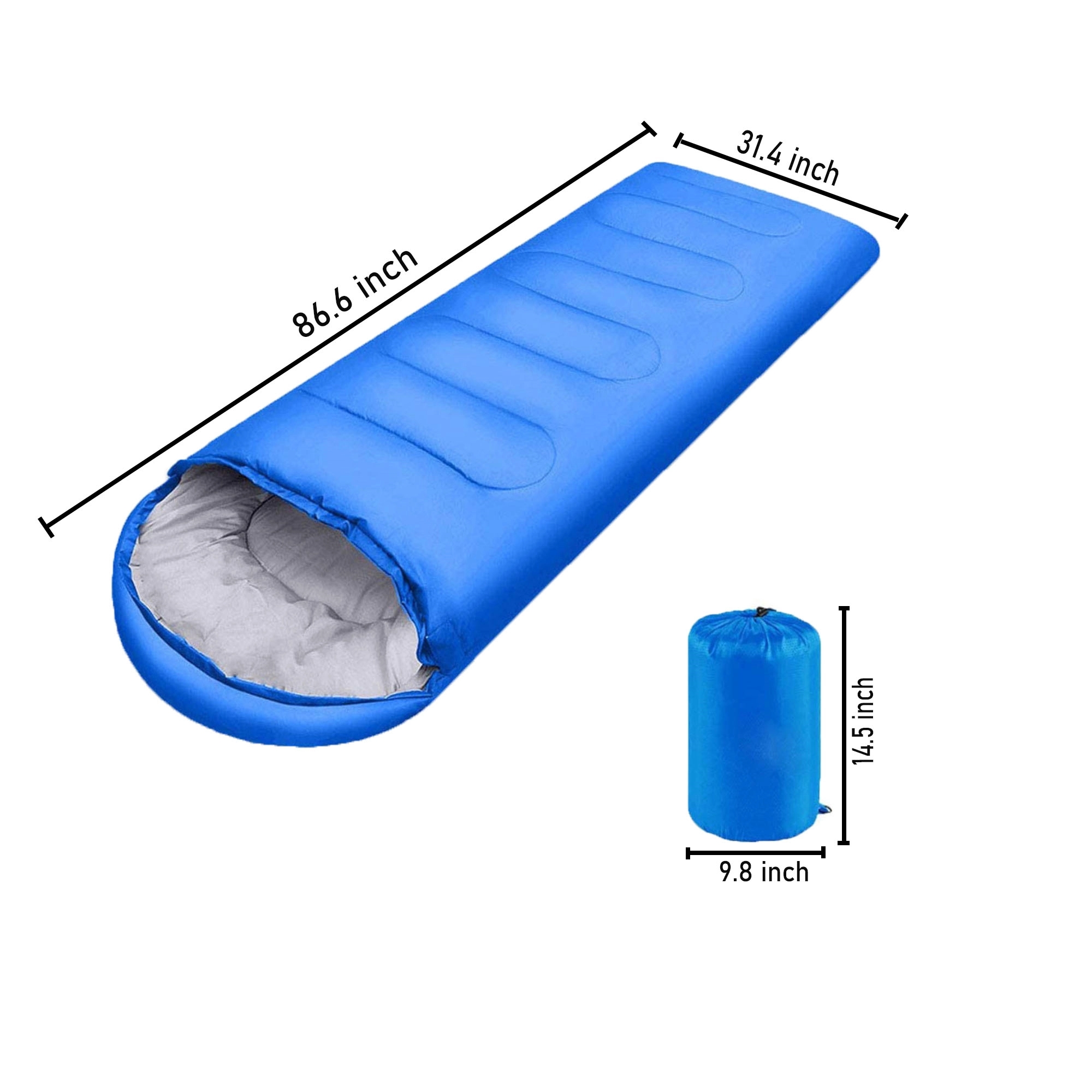 Camping Sleeping Bag  MOQ 50pcs, custom sports ball with logo imprint 3