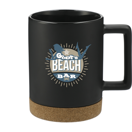 Bates 15oz Ceramic Mug w/ Cork Base 61