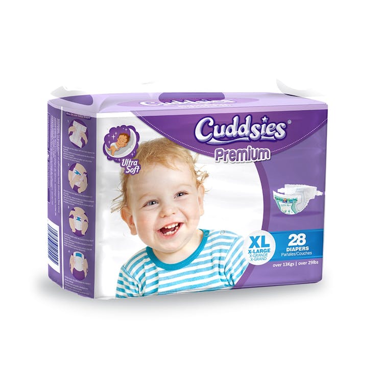 Premium Ultra Soft Diapers - X-Large Over 29 lbs. 2
