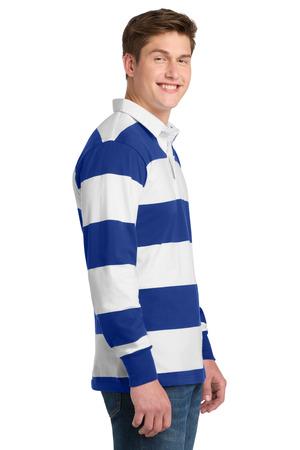 Sport-Tek Classic Long Sleeve Rugby Polo. ST301 16