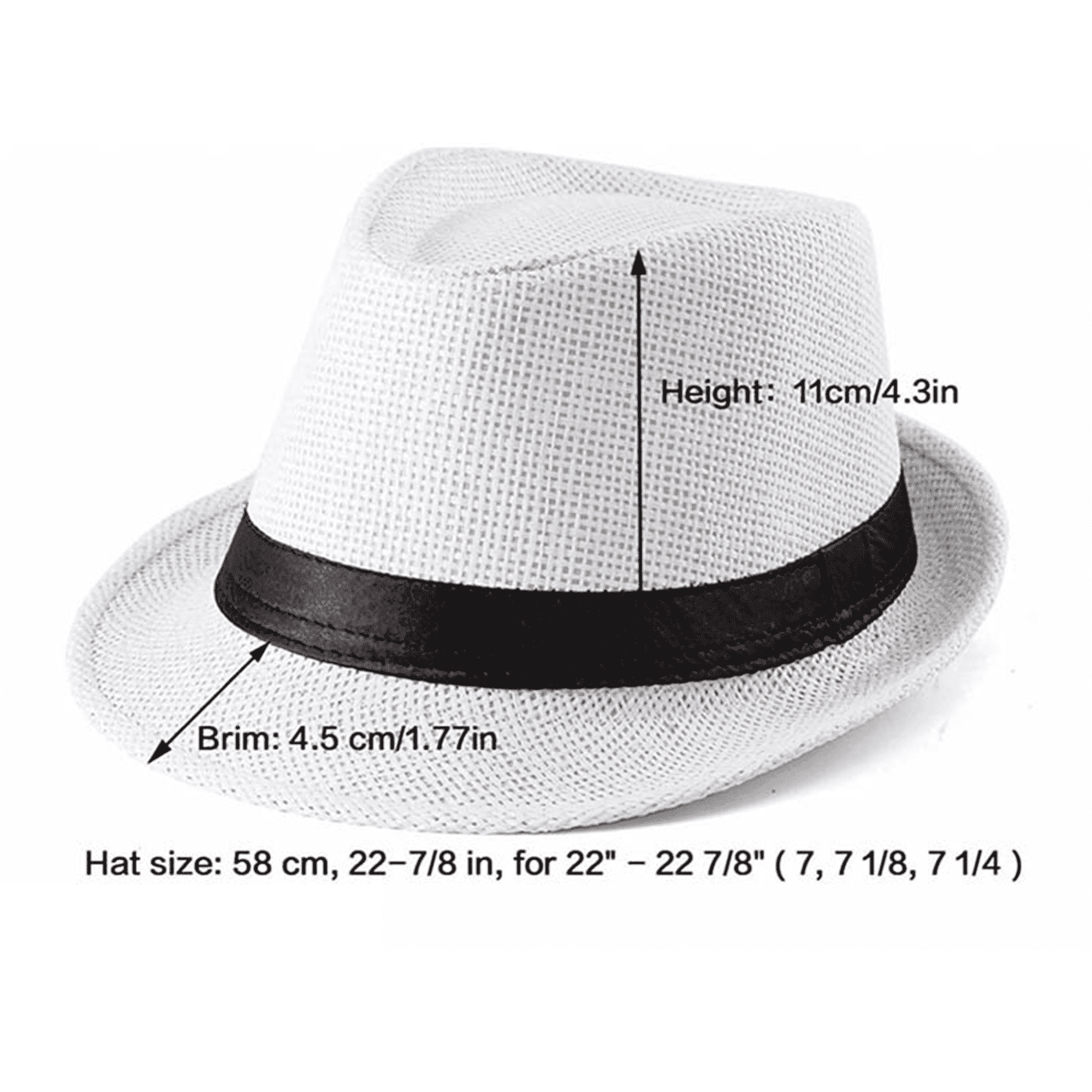 Eco Friendly Natural Straw Fedora Panama Hat 4