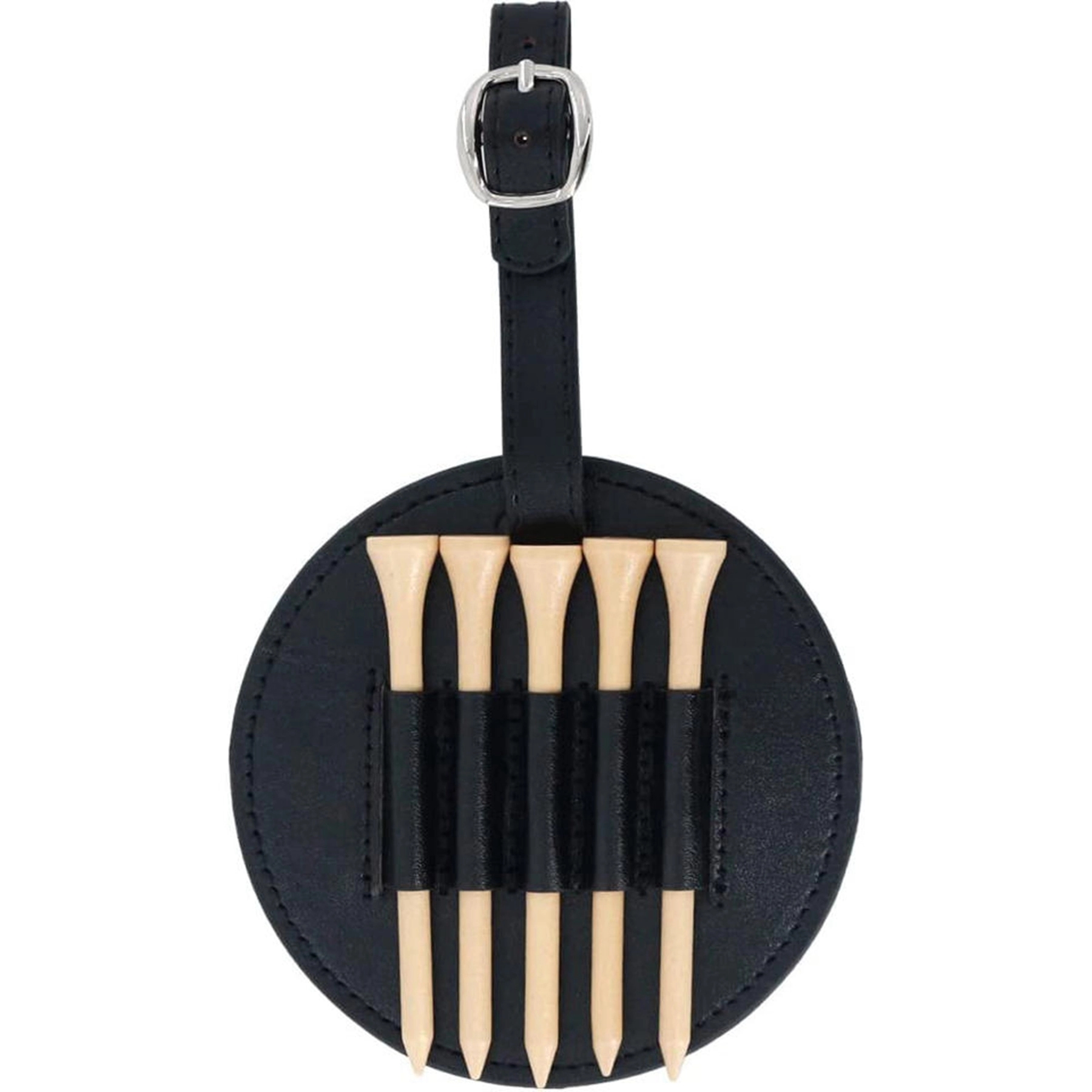 PU Leather Golf Tee Holder Bag 3
