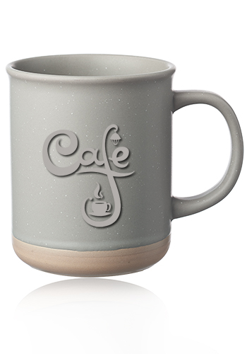 13.5 oz. Aurora Speckled Clay Coffee Mugs 7