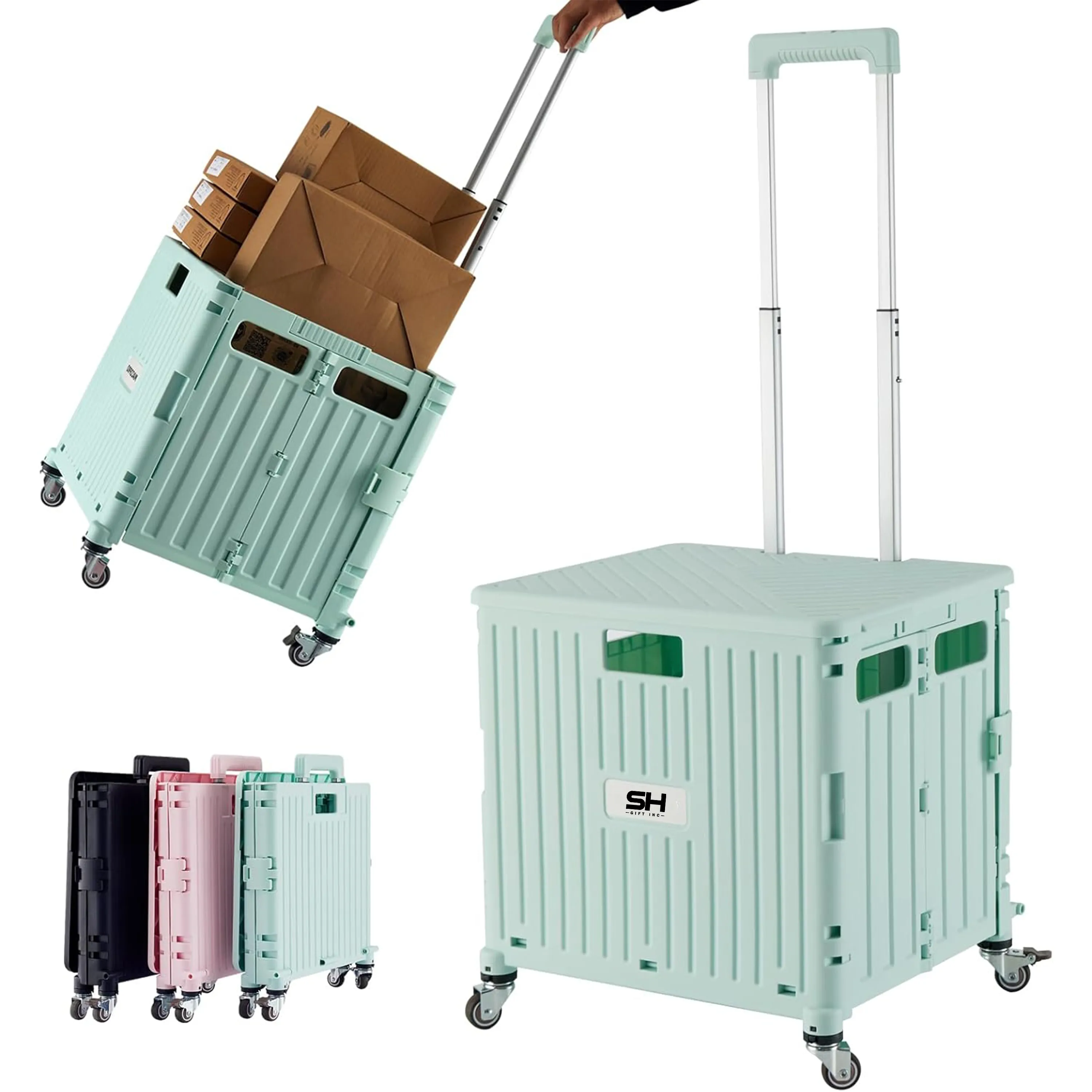 20L Rolling Crate Handcart 2