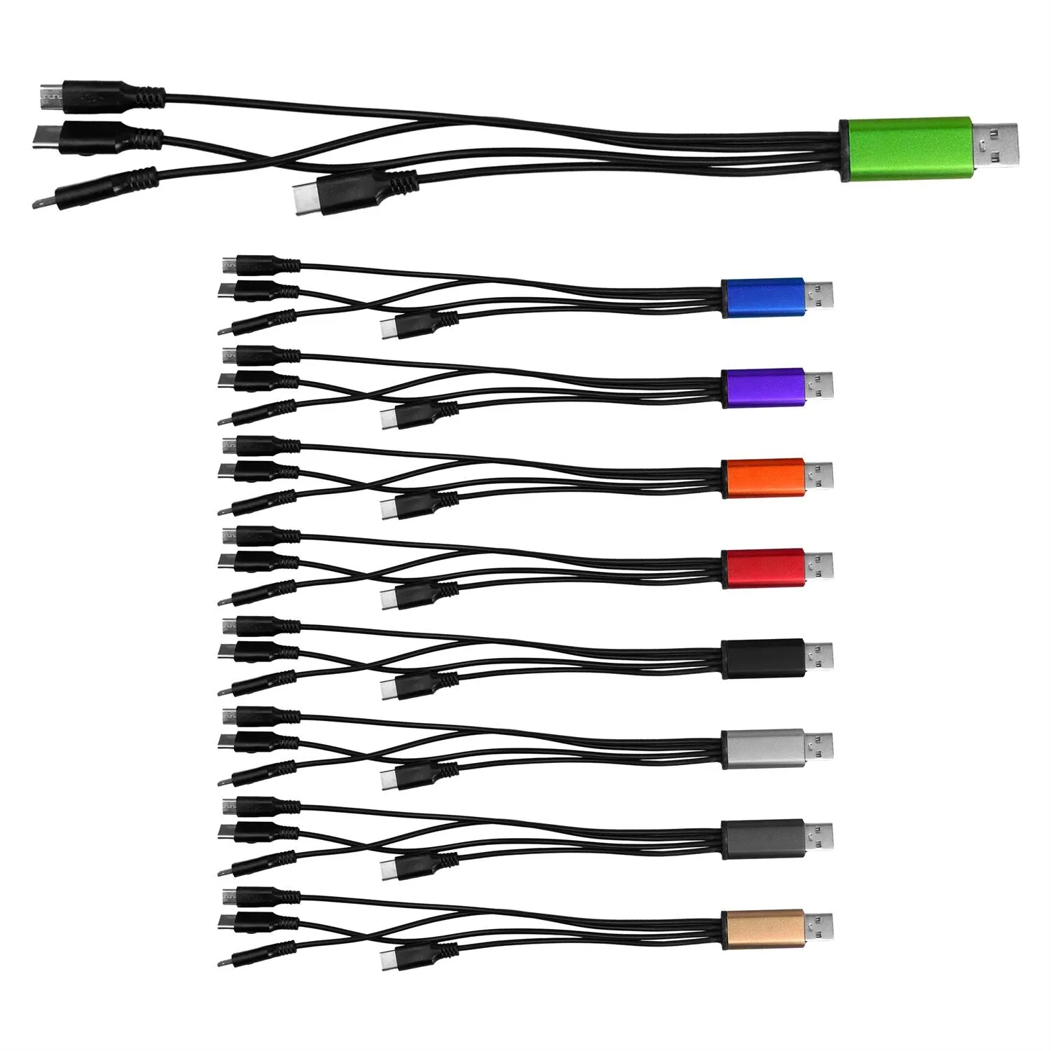 4-in-1 Dual Input Accent Cable 12