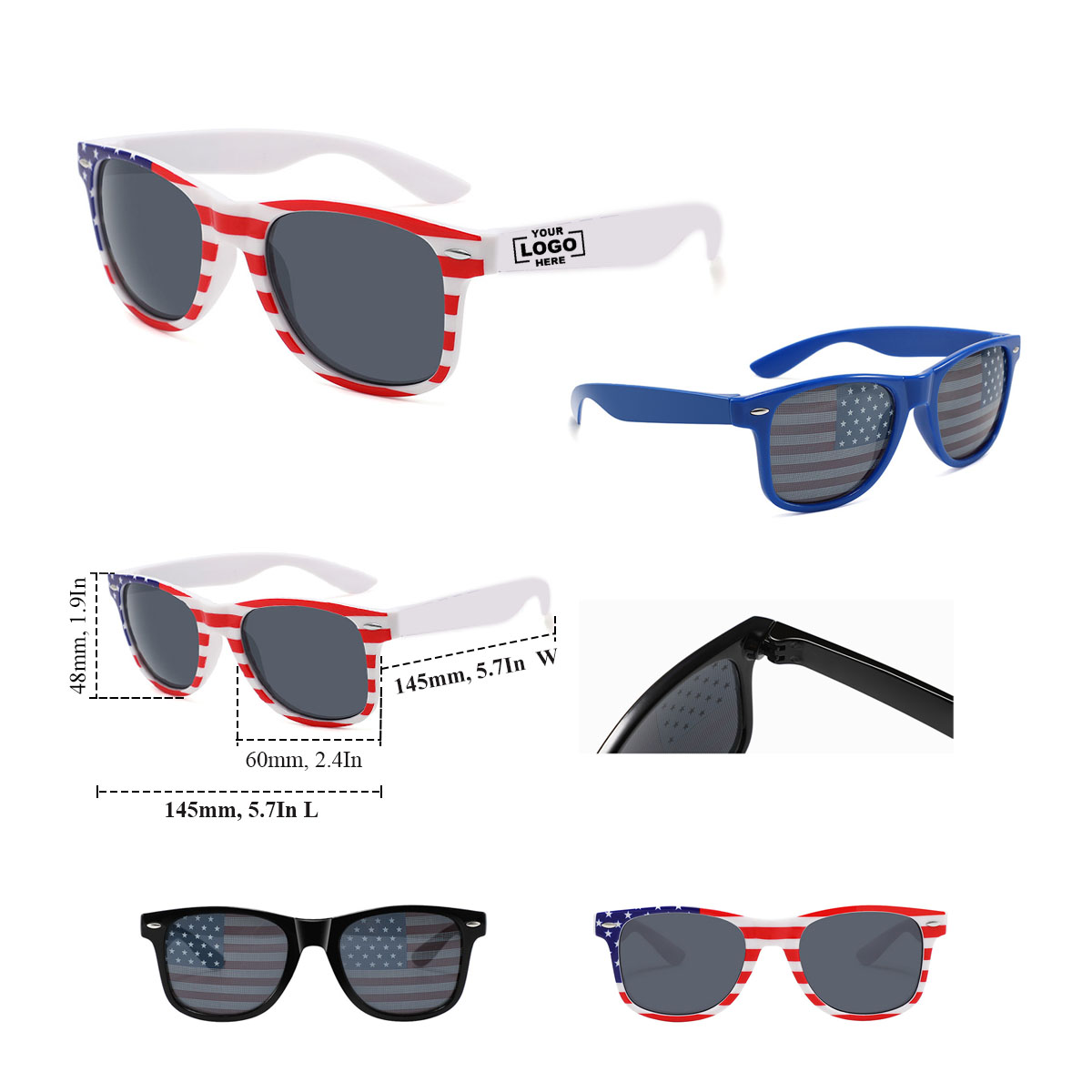 Retro American Flag Sunglasses 6