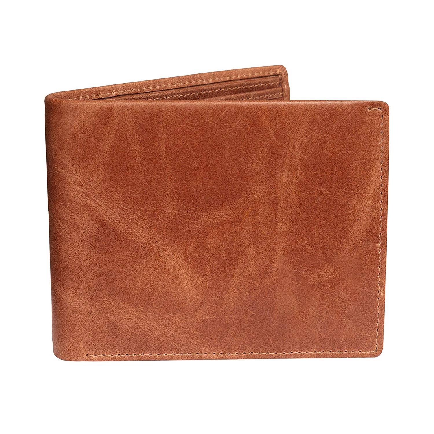 Men's Geniune Leather Bifold Wallet 8