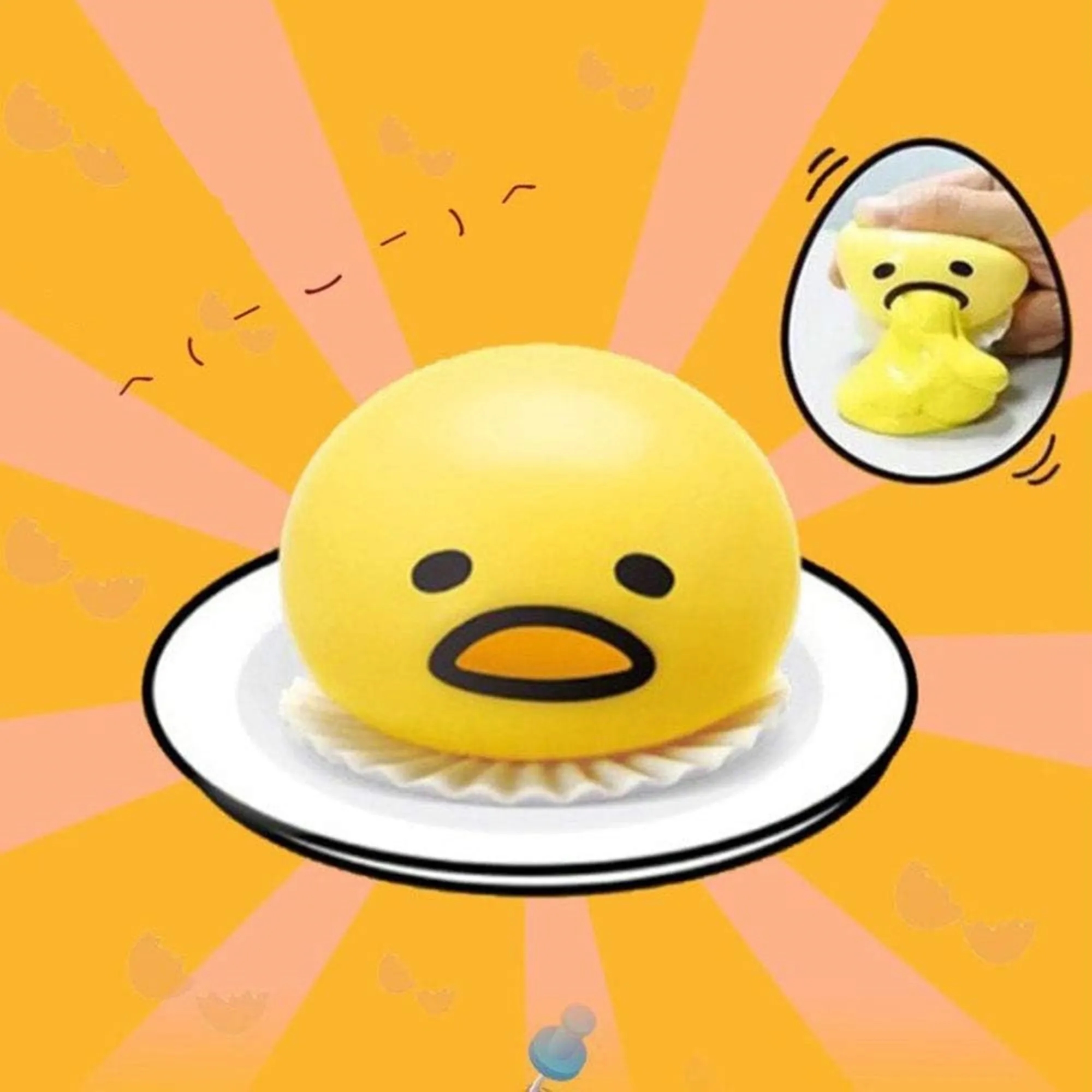 Vomiting And Sucking Egg Yolk Ball Toys 3