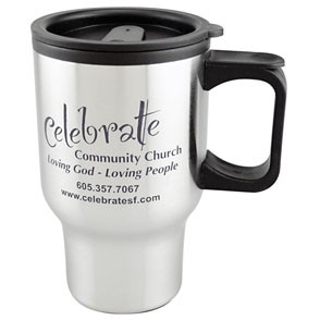 16 Oz. Stainless Steel Travel Mug 1