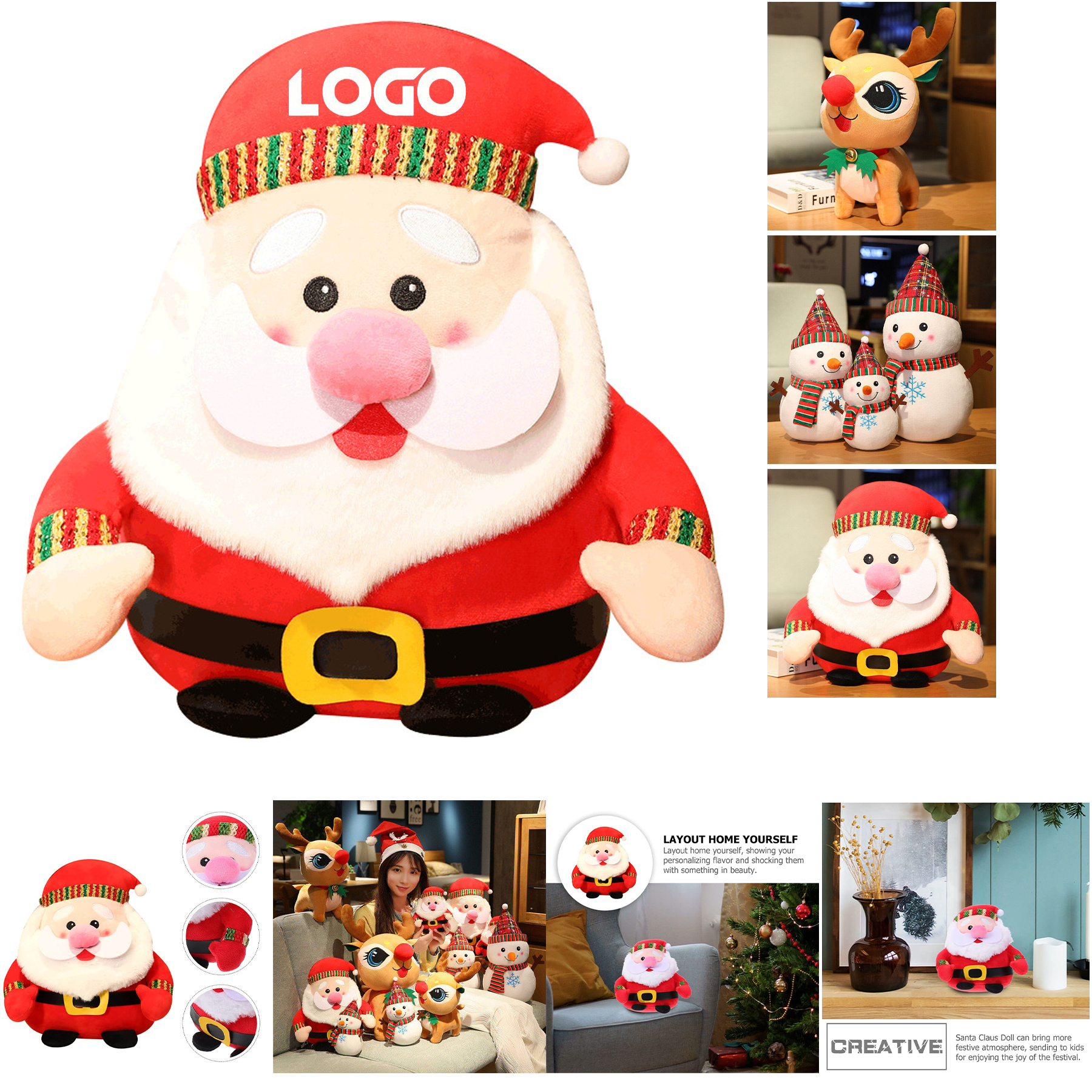 Stuffed Santa Claus Doll 2