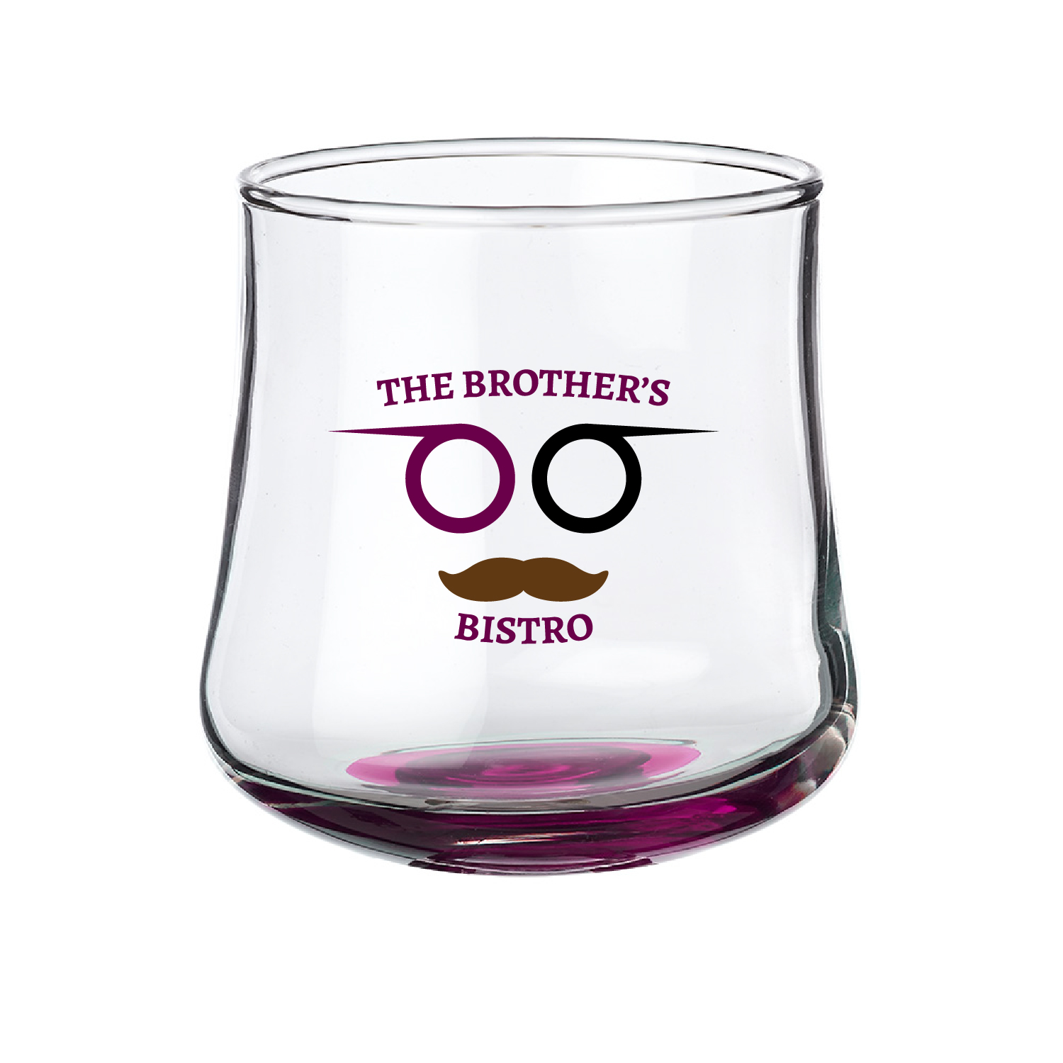 11 oz. Belle Stemless Glasses (Full Color Imprint) 5