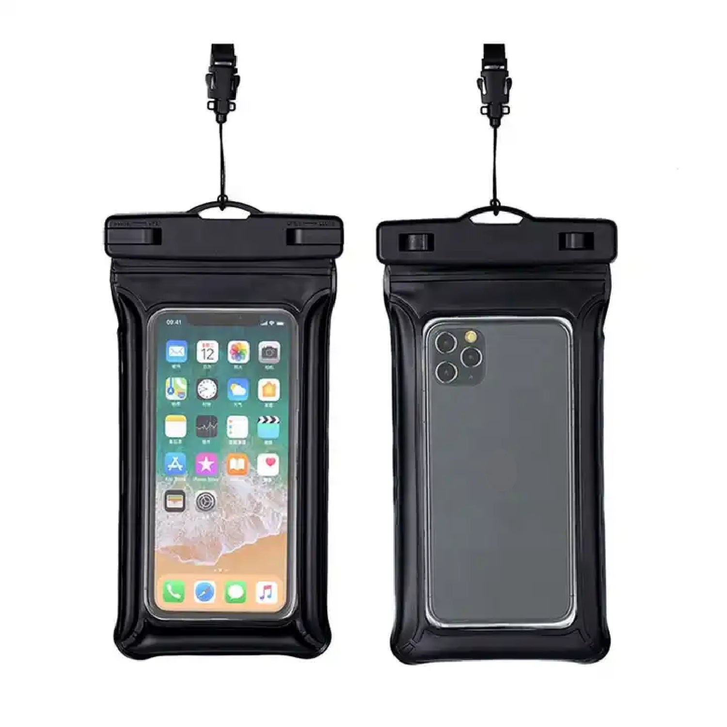 IPX8 Floating Waterproof Phone Pouch Case with Lanyard 3