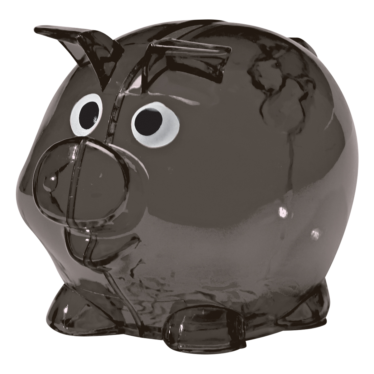 Mini Plastic Piggy Bank, custom desk accessory with logo imprint 6