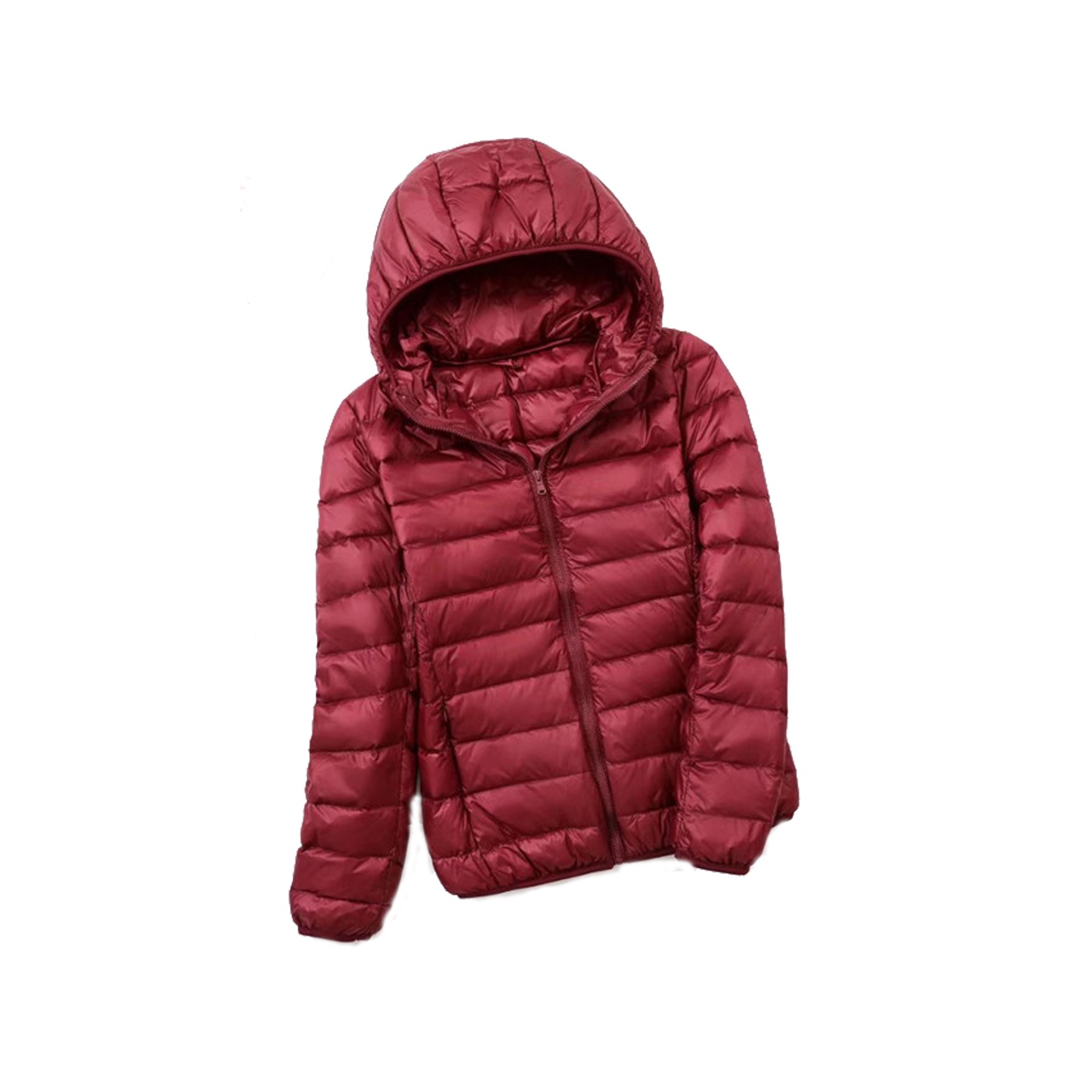 Women Hooded Short Down Jacket 4