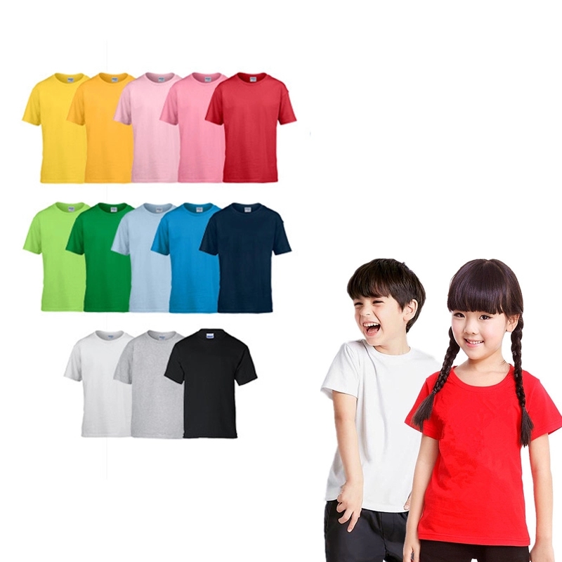 Kids Round Neck Short-sleeve Tee Shirt 2