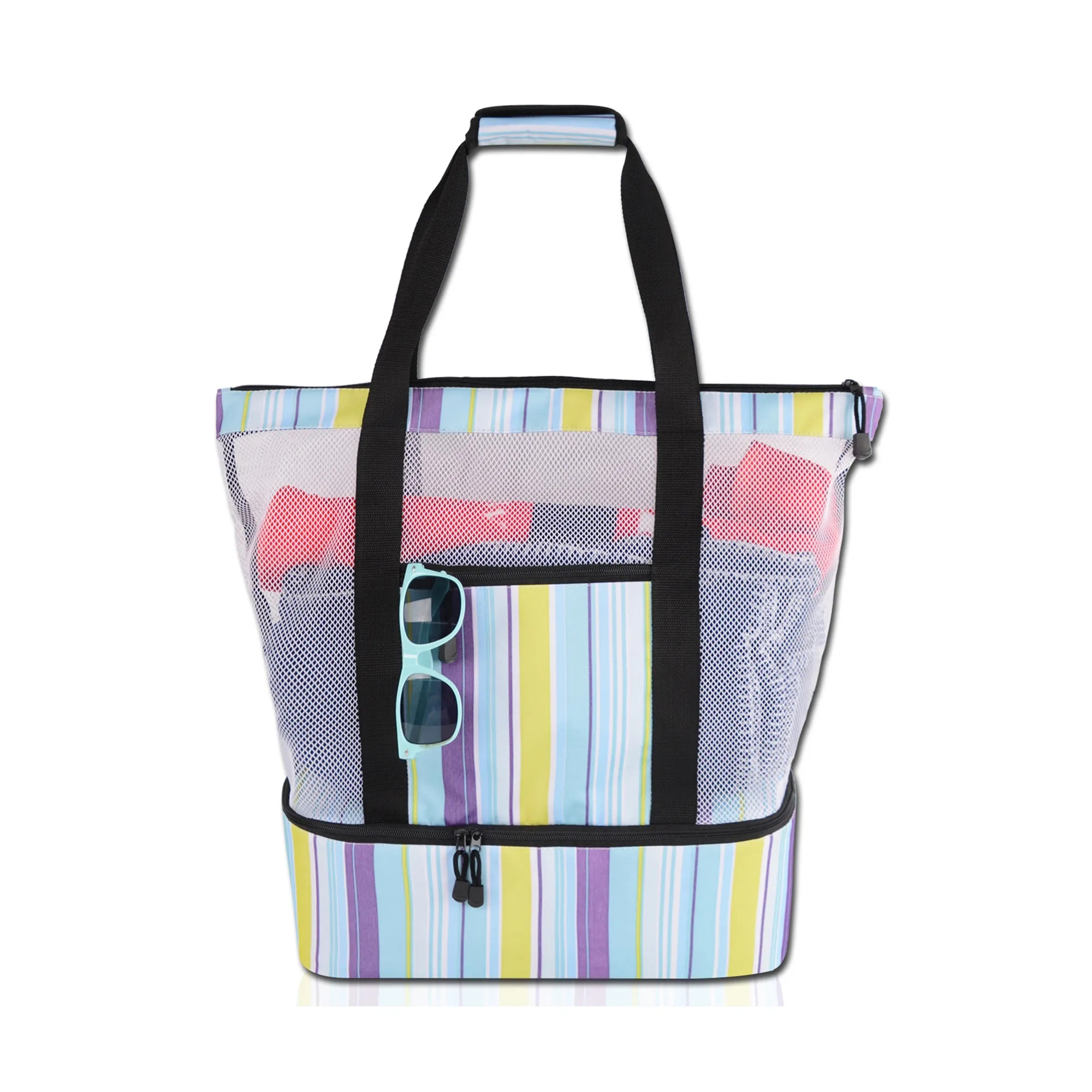 Mesh Beach Bag With Wet Compartment 9