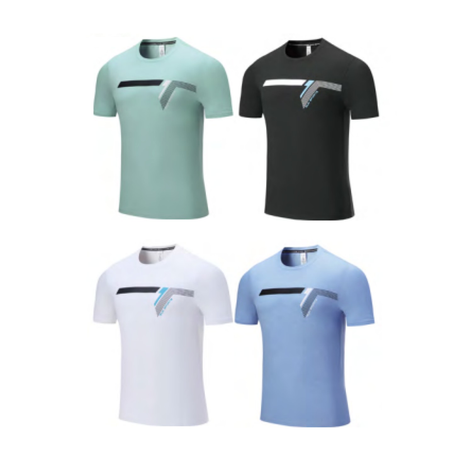Men's Running Short Sleeve T-Shirt - Stock Style 25
