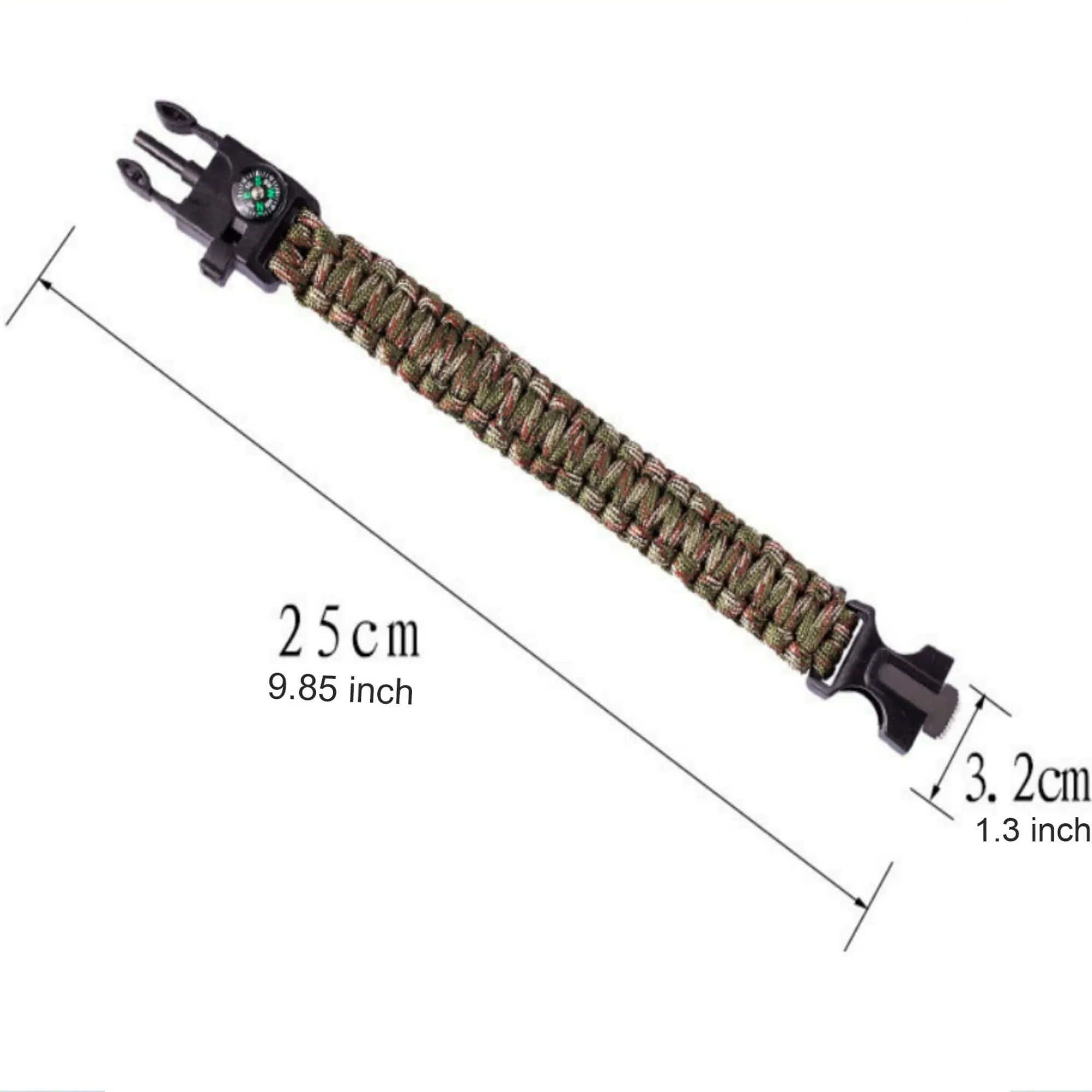 Handmade Paracord Survival Bracelet 2