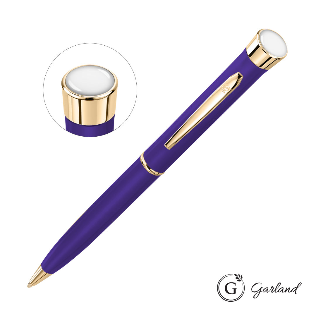 Garland® Color Matte Custom Twist Ballpoint Pen - Gold 3