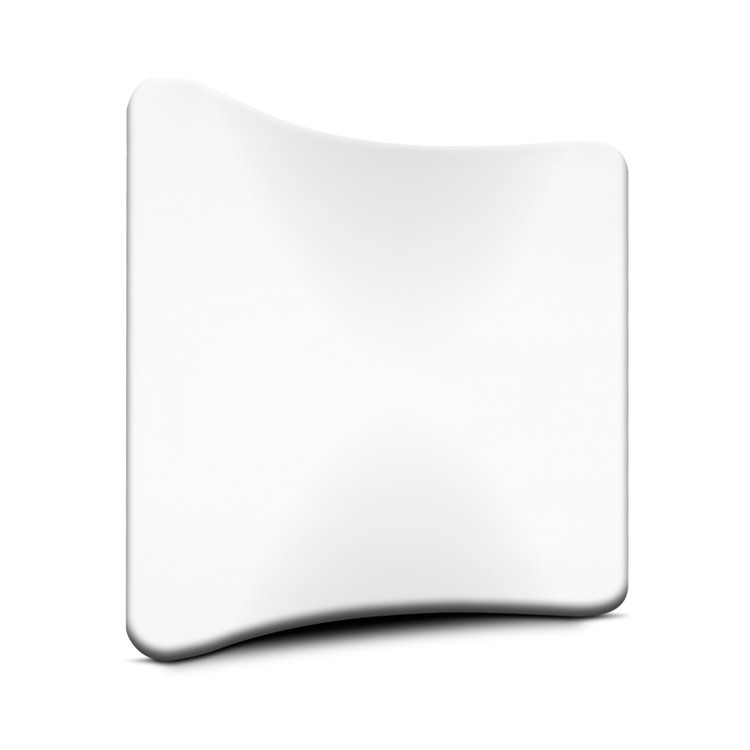InstaFab™ Curved Back Wall 10' x 8' - Fabric Display Wall 2