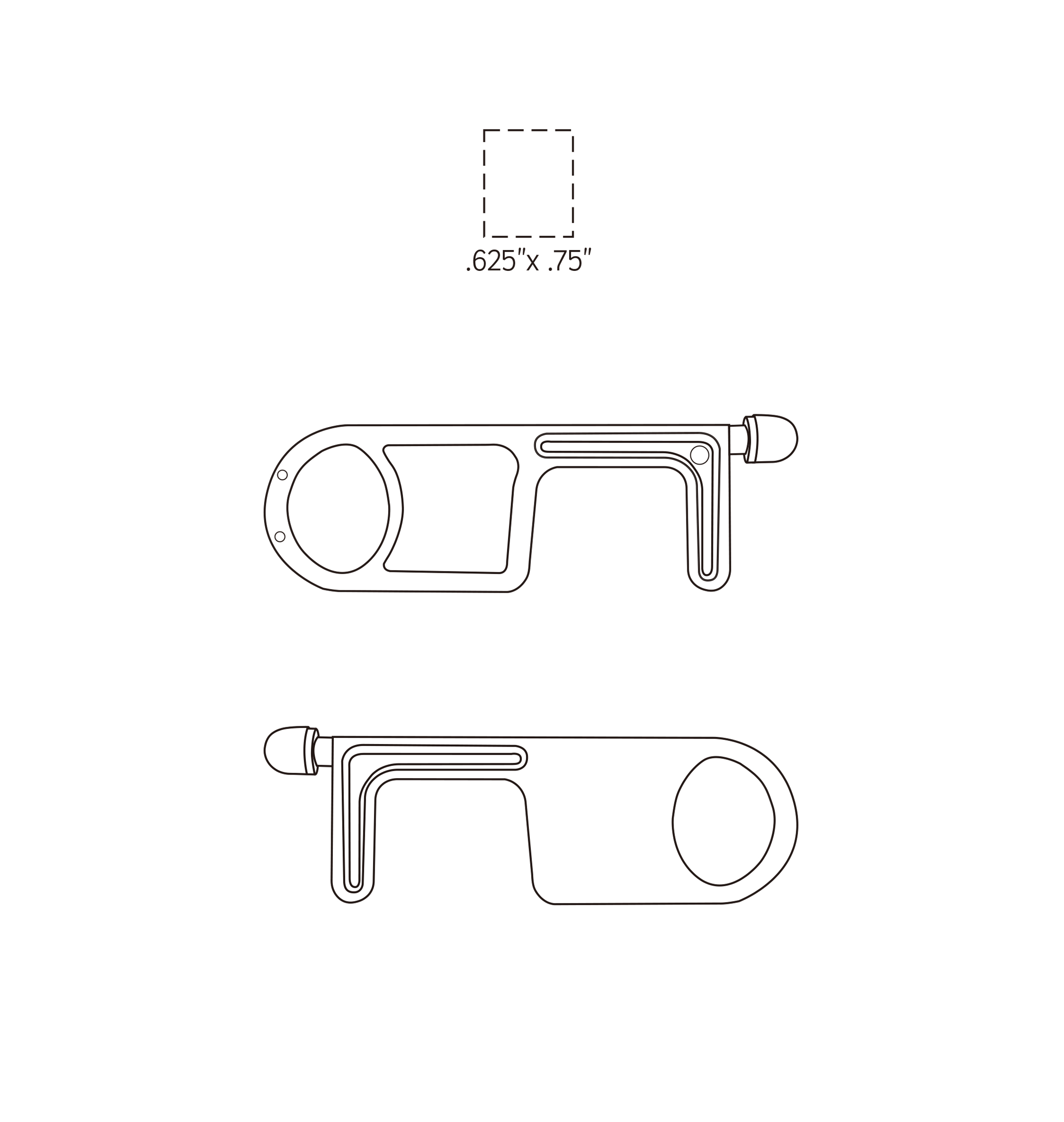 No-Touch Protection Tool with Stylus 1