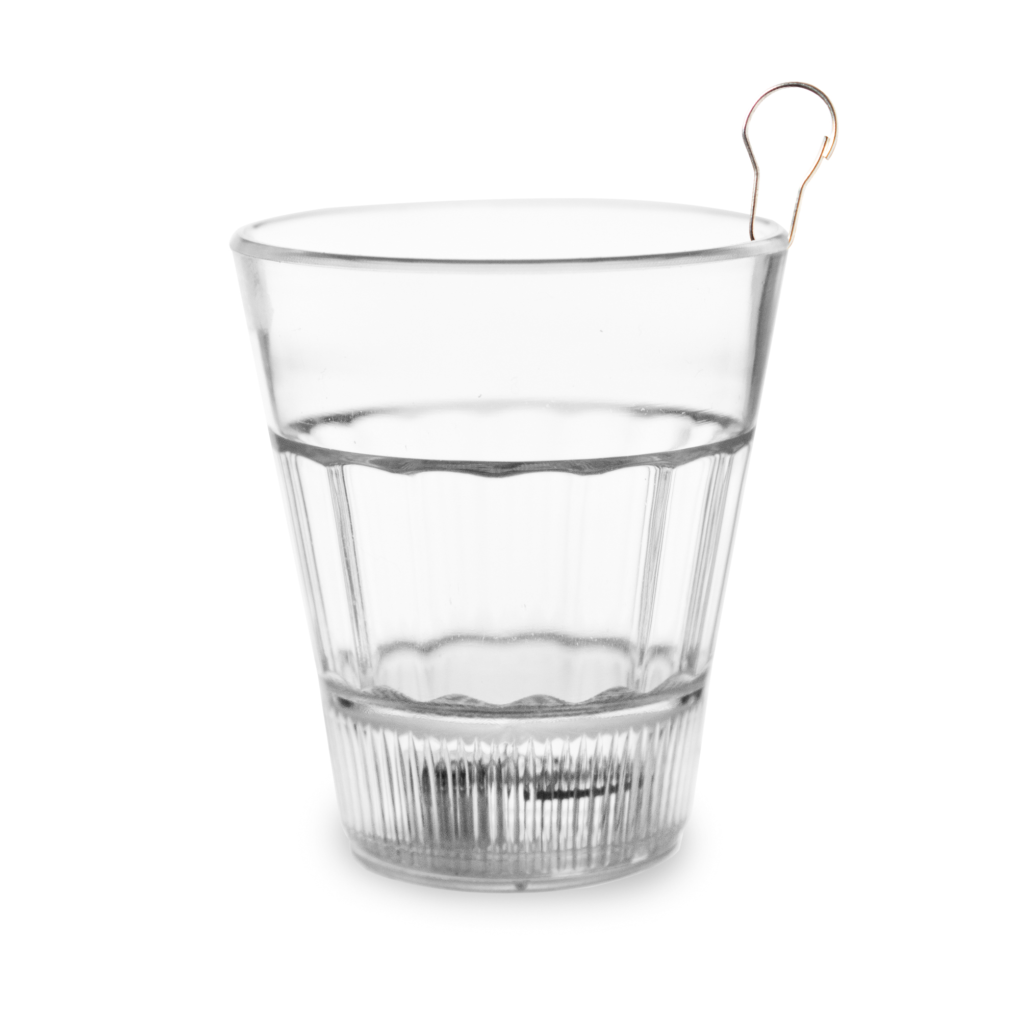 Red LED 2oz Shot Glass Medallion 6